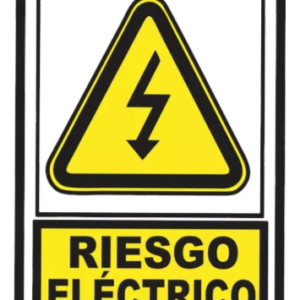 Placa Peligro Riesgo Eléctrico